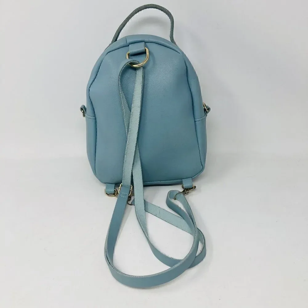 LOL BABY Mini Backpack Light Blue Girl's Bag !Baseball‎ Girl! 7x6x3”
